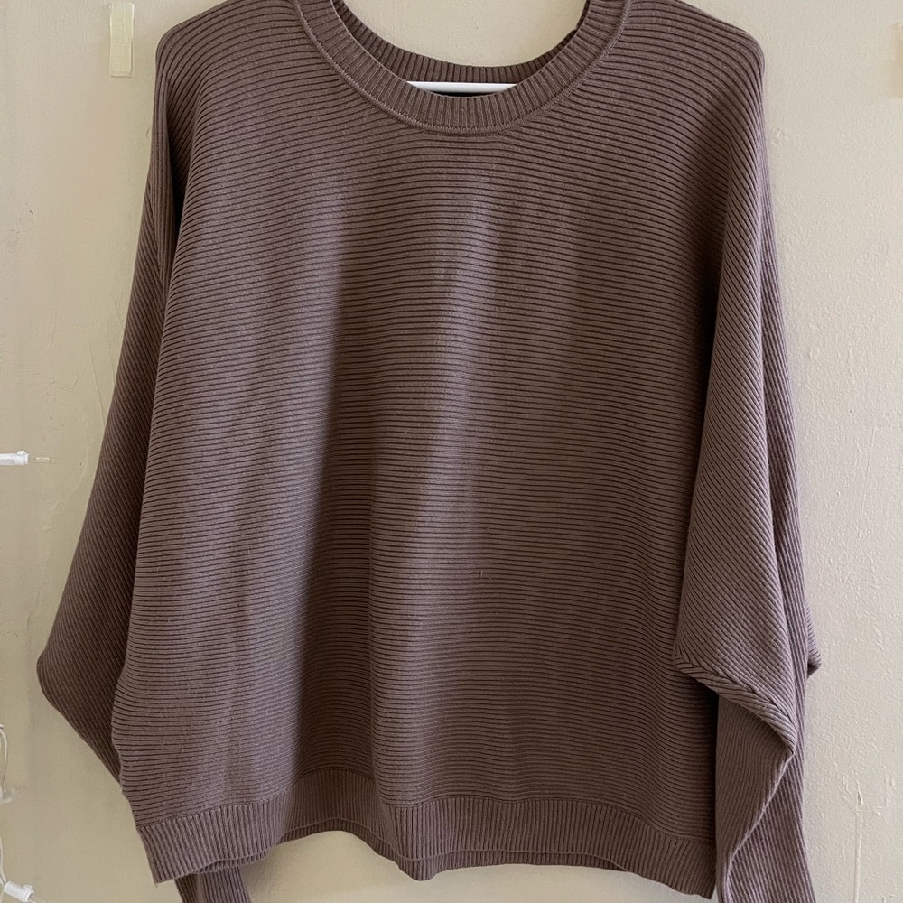 Forever 21 ribbed dolman long sleeve